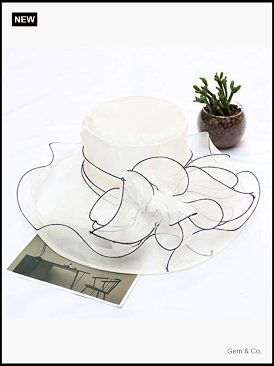 Wide Brim Sun Hat with UPF 50+ Floppy Packable main image 5